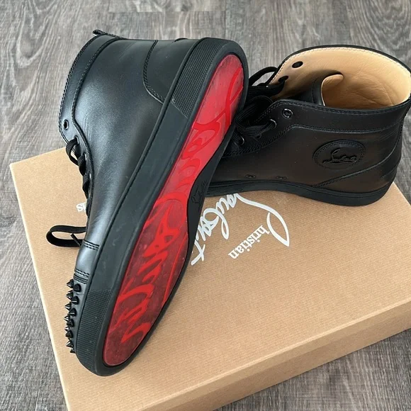 Christian Louboutin spike flat men’s sneakers - Picture 8 of 9